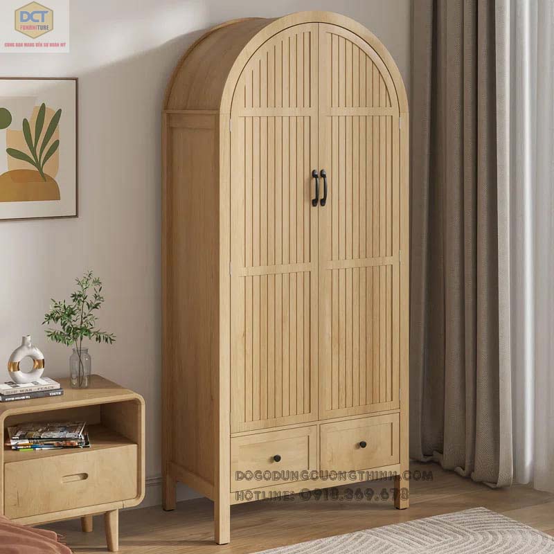 Mẫu tủ áo nhỏ xinh TA45